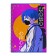 Notebook on the crest Calligrata "Cyberpank guy", a4, 96 sheets in a cage, cover Cover Cardboard, Twin Lum