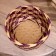 Wicker basket, from bamboo 30x30x25 cm