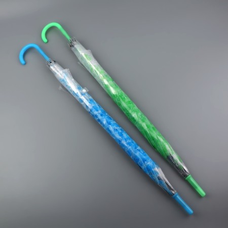 Umbrella - semi -automatic cane "Spring", 8 spokes, r = 46 cm, color mix-3