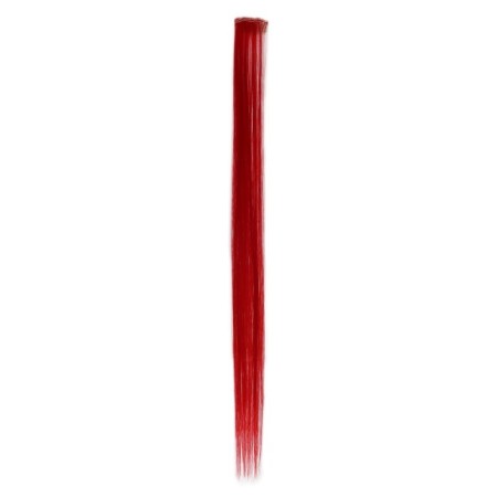 Local Locom, straight hair, clock, 50 cm, 5 g, red color-4