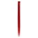 Local Locom, straight hair, clock, 50 cm, 5 g, red color