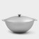 Cauldron for pilaf, 8 liters, aluminum cover, cast pens, silver color
