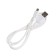 Cable Smartbuy S01, MicroUSB - USB, 2.4 A, 1 m, charging + data transfer, white