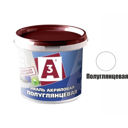 Acrylic enamel a3 universal half -gloss 0.8 kg-1