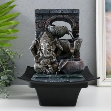 The desktop fountain from the network, the backlight 
