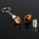 Cartage key key, a candle with a flashlight, golden