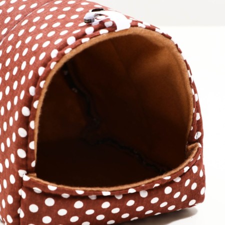 House "Shalash" for rodents 17*22*17 cm, calico fleec, foam-3