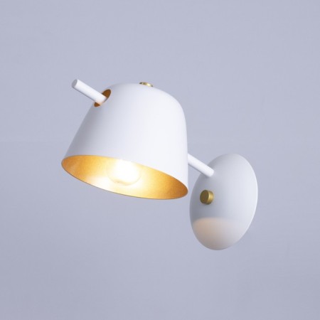 Bras "Firs" E27 40W white-gold 15x28x22 cm-1