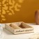Wooden Kashpo 25.5 × 20 × 5 cm "Favorite Mom", natural