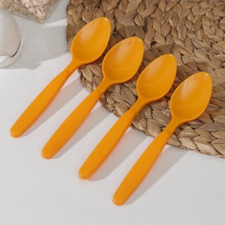 Set of spoons "Cesare", 4 pcs, C479, Mix color-3