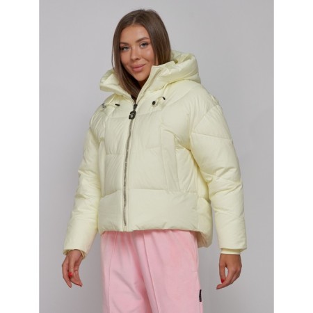 Winter jacket, size 48, light yellow color-5