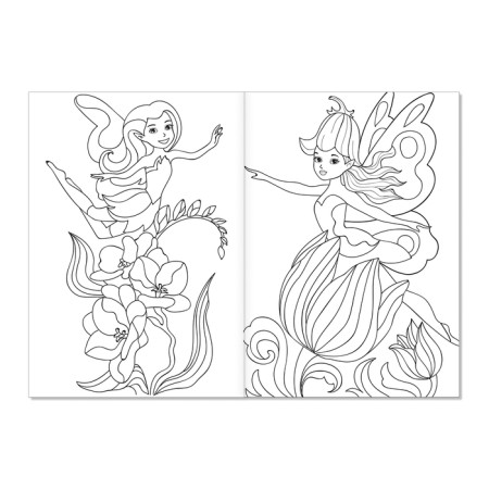 Coloring "Magic Fairies", A5, 12 p.-1