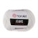 Yarn "jeans" 55% cotton, 45% acrylic 160m/50g (01 white)