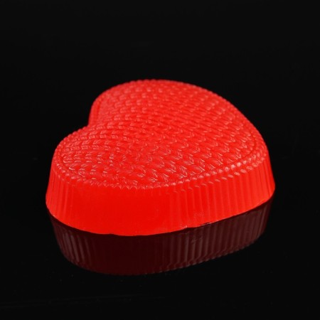 Figure soap "Knitted heart" red 70g-2