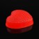 Figure soap "Knitted heart" red 70g