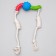 Cable toy with chewing elements "toothpick", up to 60 cm, mix of flowers