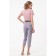 Female trousers, size 44, gray color