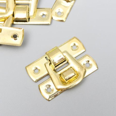 Castle Metal for the casket "Smoothness" gold 2.9x2 cm