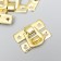 Castle Metal for the casket "Smoothness" gold 2.9x2 cm