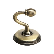 Single -rod hook for curtains Cappio KC112, bronze color, 2 pcs