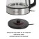 Pioneer KE805G kettles, glass, 1.7 l, 2200 watts, silver