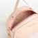 Bag Cross-Bodi with a zipper, pink color