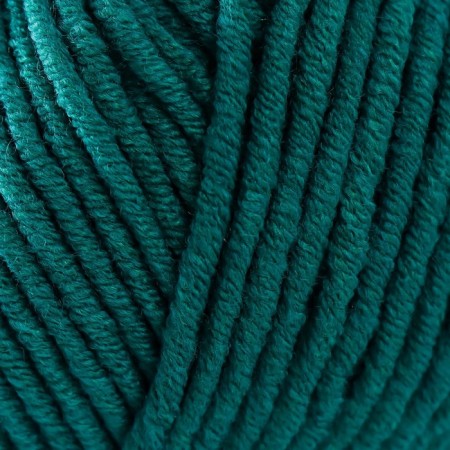 Yarn "Jeans Plus" 55% cotton, 45% acrylic 160m/100g (63 t. Emerald)-2