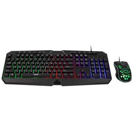 Game kit keyboard + mouse Hiper HPK-G101 Fever, black-7