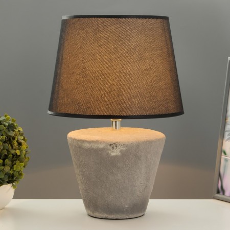 Cordelia table lamp E27 40W gray 28x28x47 cm Risalux-1