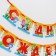 Garland on the tape "Happy Birthday!", Length 215 cm, fixtures