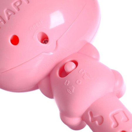 Musical toy "Cute Bear", sound, light, pink color-2