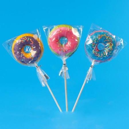 Caramel Lollice "Donut" on a stick, 30 g-1