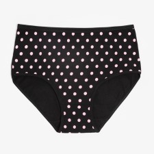 Panties female slips, black color, size 54-56