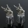 A set of 2 stacks "Deer", 50 ml, d = 4.5 cm h = 8.5 cm