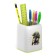 Set of desktop Erichkrause Forte Punky Monkey, 6 items, white with a yellow insert