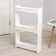 Flooring 3-section, on wheels, white color
