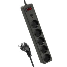 Extension cord with network filter space FKSM3M-5G (b) USB, 5x3m, 10a, IP20