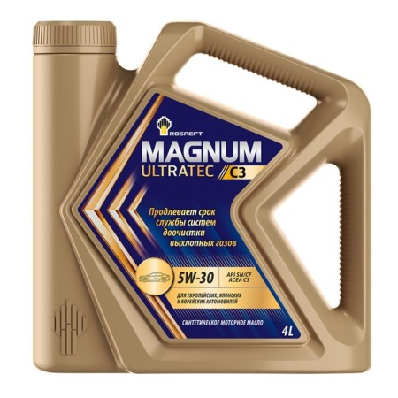 Motor oil magnum ultratec 5/30, C3, synthetic, 4 liters