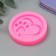 Mold Silicon "heart with a paw"