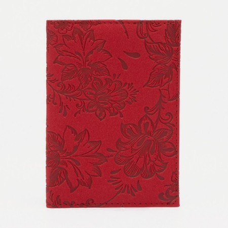 Cover for passport, red color