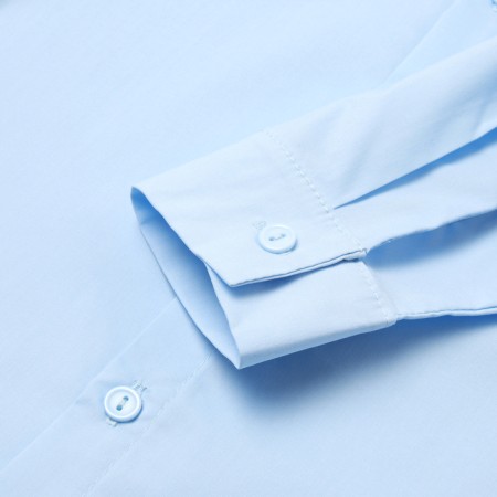 Shirt for the boy Minaku: School Collection, Blue Color, Height 122 cm-10