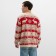 New Year. Knitted jumper KAFTAN Scandinavia size 48, red