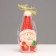 Decorative candle "Fairytale Santa", 5.7x5.8x13.2 cm, red