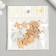 Decor for creativity wood "stars" set of 30 pcs 1.8x1.8 cm
