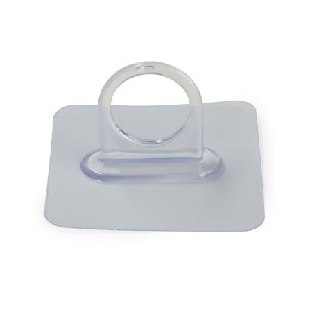 Holder with an adhesive surface of the tundra, d = 25 mm, 68x68 mm, transparent-23