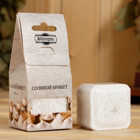 Salt briquette Cuba 200 g "Dobroparov"-5