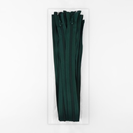 Lightning "Spiral", No. 5, detachable, automatic lock, 70 cm, emerald color-2