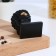 David toothpick stands, black with gold, 5x5x9 cm