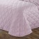 A set with a bedspread "Audrey", size 240x260 cm, 50x70 cm - 2 pcs, color ash rose