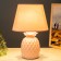 Board lamp "Pineapple" E14 40W pink 22x22x33 cm Risalux